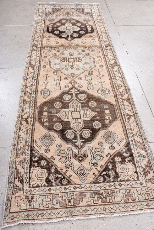 Vintage Hamadan Runner Rug (3' x 10')